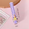 Peine de espina de pescado de figura de dibujos animados de colores dulces, peine lindo y portátil para peinar el cabello para niñas y niños, adecuado para uso doméstico
