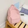 Mochila nueva de gran capacidad estilo japonés para estudiantes de secundaria, simple y casual, con alto diseño estético y estilo único