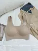 2353# Pele de Nuvem Pequena Outono Novo Estilo Lingerie Feminina Sutiã Estilo Colete de Suporte Macio Sem Aro com Bojo Fixo