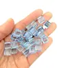 Cubos de Hielo Pequeños Transparentes de 8 mm Tokens Cuadrados Acrílicos Coloridos Piezas Indicadoras Accesorios para Juegos de Mesa Marcadores de Juegos de Mesa Indicadores