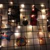 Caja de Batería Linterna USB con Luces Intermitentes de Alambre de Cobre Luces Navideñas con Estrellas Decoración Popular para Dormitorio de Residencia
