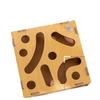 Caixa de labirinto de madeira para gatos, brinquedo divertido para gatos, brinquedo de madeira para auto-alívio, casa, animal de estimação, caixa de labirinto de madeira maciça