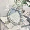 Pulsera de Cristal con Cuentas de Mariposa, Pulsera de Diseño de Alta Gama Ins, Regalo para Novia, Nueva Pulsera de Mejor Amiga de Aspecto Caro