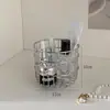 Estante de Almacenamiento de Acero Inoxidable, Organizador Multifuncional de Escritorio para Cosméticos y Artículos Pequeños, Cesta de Almacenamiento para Encimera de Baño