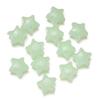 Cuentas perforadas de dos colores con forma de estrella de cinco puntas en forma de gelatina acrílica, para hacer pulseras, collares y accesorios con cuentas.