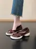 Sandalias de Verano con Suela Gruesa y Boca de Pez para Mujer, Estilo Simple, Punta Abierta, con Correa en el Tobillo, Sandalias Slip-On Versátiles para Mujer