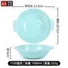 Cazuela de Melamina Imitación Porcelana con Dos Asas para Pollo Estofado, Fideos Picantes y Hot Pot, Cazuela de Plástico Colorida Comercial, Tazón Anticaída y Antiescaldado