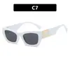 Gafas de sol cuadradas de alta gama de moda 2025 para mujer, ojo de gato a la moda, aspecto natural, de moda, gafas para adelgazar el rostro para hombre