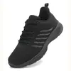 Zapatilla de mujer tejida transpirable casual zapatos blancos zapatos de mujer zapatos ligeros para correr 35-41 talla grande