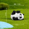 Pequeños adornos creativos de panda para jardinería, decoración DIY, micropaisaje para escritorio de coche.