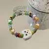 Verão Arco-Íris Dopamina Fresco Colorido Nicho Estrela 2024 Novo Pulseira da Moda para Melhores Amigos Xiaohongshu