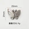 Botones Metálicos de Perla Incrustados con Diamantes y Lazo, Prendas de Abrigo de Moda y Versátiles, Chaquetas de Traje, Botones, Accesorios de Ropa, Botones Decorativos
