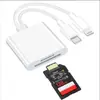 Leitor de Cartão para Celular Apple é Adequado para 16 Tipo-C Três-Em-Um Cartão TF Cartão de Memória SD Função Tudo-Em-Um Cabo de Conversão
