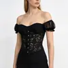 Camisola Corsé Blanca Personalizada de Gran Venta para Mujer, Top Bustier Corto Ajustado que Ceñe la Cintura, Adelgazante y Moldeador de Cintura para Mujer
