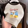 Blusa Térmica de Fleece para Meninas Outono Inverno 2026 Nova Blusa Escovada Infantil Roupa Íntima Camiseta Raglan de Manga Longa Outono Inverno