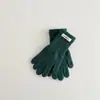 Guantes de Invierno Yipan para Niños Color Caramelo Lazo Guantes sin Dedos Calientes Antifrío para Niñas Guantes de Cinco Dedos