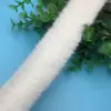 Decoração de Árvore de Natal Franja Tiras de Pelo Sintético de Visão Falsa Enfeites Renda Tiras de Pelo Sintético de Coelho Branco Acessórios Pelo Sintético