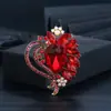 Broche de Acrílico da Moda para Mulheres, Alfinete Eletrodepositado em Liga, Broche Acessório de Roupa