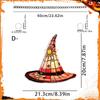 Colgante de Disco Acrílico 2D Sombrero de Bruja Calabaza Halloween Transfronterizo Decoración Festiva Decoración de Ventana Colgante para Colgar en Porche