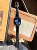 Correa de Cuero Encerado con Aceite de Oso Adecuada para Apple Watch iWatch 12ª Generación 11/10