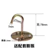 Iluminación Colgante Fija Ventilador de Techo Gancho para Techo Gancho en forma de U Gancho de Hebilla de Acero Inoxidable para Pared Accesorios de Carga Anillo de Hierro