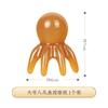 Pente de Sândalo Dourado Pente de Massagem Pente Meridiano para Cabeça Pente de Cinco Dentes Artefato para Terapia Capilar Pente de Dentes Largos Pente de Massagem Meridiana