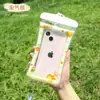 Bolsa impermeable para teléfono móvil de exterior, animal de dibujos animados, PVC transparente sellado, bolsa impermeable, funda impermeable para teléfono móvil para drifting y cámara