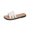 Sandálias Slip-On Versáteis da Moda com Saias Novas Tendência 2025 Sandálias de Praia Planas para Mulheres Uso Externo de Verão