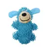 Juguete para perro para autoentretenimiento y alivio del aburrimiento, juguete para morder para cachorros, juguete que hace ruido, juguete para perro tipo mopa, juguete de peluche