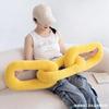 Almohada minimalista de cadena anudada creativa nórdica ins sofá cojín para ventanal almohada para cama de dormitorio en stock mayoreo