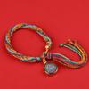 Thangka tejido Xizang reencarnación cuerda de mano mantra de seis sílabas pulsera ocho dioses tutelares joyería significado regalo