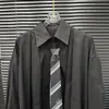 Camisa de Manga Larga Nueva para Principios de Otoño 2025 para Mujer, Diseño de Nicho, Holgada y Versátil, Camisa Ajustada