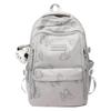 Mochila Estudantil de Ensino Fundamental Feminina Grande Capacidade Moderna Elegante Estudante de Escola Primária Aparência Sofisticada Mochila Multicamadas Mochila Ninho Moderna