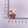 Nuevos Adornos Creativos Hechos a Mano de Dibujos Animados para el Hogar de Navidad Accesorios Pegamento de Crema Accesorios de Resina Materiales Venta al Por Mayor