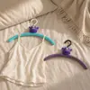 Percha Morada de Pequeño Monstruo para Ropa Infantil para Uso Doméstico, Antideslizante, Sin Marcas, Específica para Bebés, Organizador de Ropa para Bebés