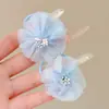 Goma para el pelo de flor de dopamina para niños, goma elástica dulce y linda para coleta de niñas, accesorio para el pelo
