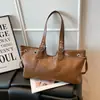 Bolsas de Nicho Estilo Europeo y Americano, Bolso de Hombro/Axila Suave de Gran Capacidad para Mujer Nuevo Otoño e Invierno, Bolso Tote Moderno y Versátil