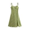 Aliexpress Venta al por mayor de ropa europea y americana transfronteriza 2025 Principios de Primavera Nuevo Vestido sin mangas con tirantes y marca de agua