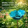 Estaca de Metal para Jardín con Flor Hecha a Mano Más Vendida