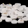 Espaçador de Concha Branca Natural 3-8mm Roda Espaçadora Disco Pulseira Colar Brincos DIY Material Artesanal Acessórios