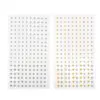 Transfronterizo 180 3 piezas 4/chapado en plata/chapado en oro calcomanías joyería falsa de perforación Amazon temu venta caliente