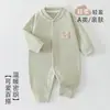 Mono de bebé para primavera y otoño, forrado de polar y engrosado, ropa de invierno cálida para recién nacidos, adecuado para uso en casa y al aire libre