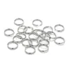 Materiales para Accesorios de Llaveros DIY, Anillas Abiertas, Anillas Dobles, Anillas de Hierro de Doble Capa, Anillas de Interfaz para Llaves al por Mayor