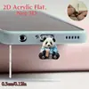 Tapón de Polvo Lindo Tipo Tycpe con Temática de Medusa para Teléfonos Android e iPhone con Conector 2D Diseño de Dibujos Animados