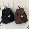 Mochila Estilo Coreano 2026 Verão Nova Nylon Estilosa Relaxada Leve Casual Trabalho Deslocamento Bolsa Escolar