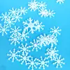 Copos de Nieve Falsos de Navidad Decoración para Árbol de Navidad Confeti de Hielo y Nieve para Fiesta de Boda Decoración Navideña DIY Hecha a Mano