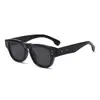 Gafas Jamie 5255 con Montura Nueva de Plástico Moda Europea y Americana Textura Gafas de Sol Ojo de Gato Elegantes Versátiles Gafas de Sol con Protección Solar
