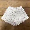 Shorts de Pijama Florais com Babados Estilo Doce para Mulheres, Novo Modelo de Verão, Amigo da Pele, Confortável, Shorts Versáteis para Casa que Podem Ser Usados Fora