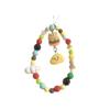 Lindo Oso Hamburguesa de Dibujos Animados Cadena de Lanyard para Teléfono Móvil Joyería Pulsera Corta de Cadena Cadena Colgante para Auriculares para Mujeres