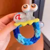 Gomas para el pelo de dibujos animados lindas para niñas, gomas de pelo de alta elasticidad, cuerdas para el pelo de animales lindos, accesorios para el pelo de niñas pequeñas